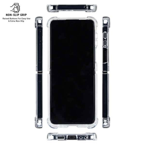 Game of Thrones: House Targaryen Galaxy Z Flip6 Clear Case